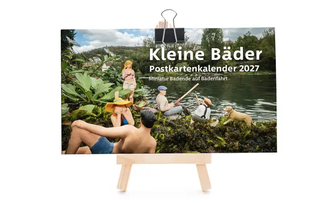Titelblatt Kleine Bäder Postkartenkalender 2027