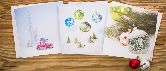 schweizer Weihnachtskarten, feinstes Papier
